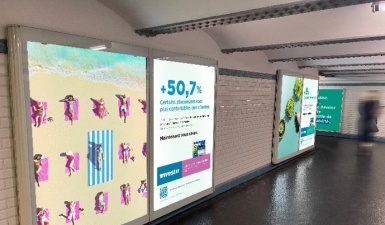 Investir « investit » Bourse, la station de métro parisienne